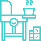 Comfortable Working Environment in Adjecti